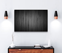 Obraz s čiernym drevom